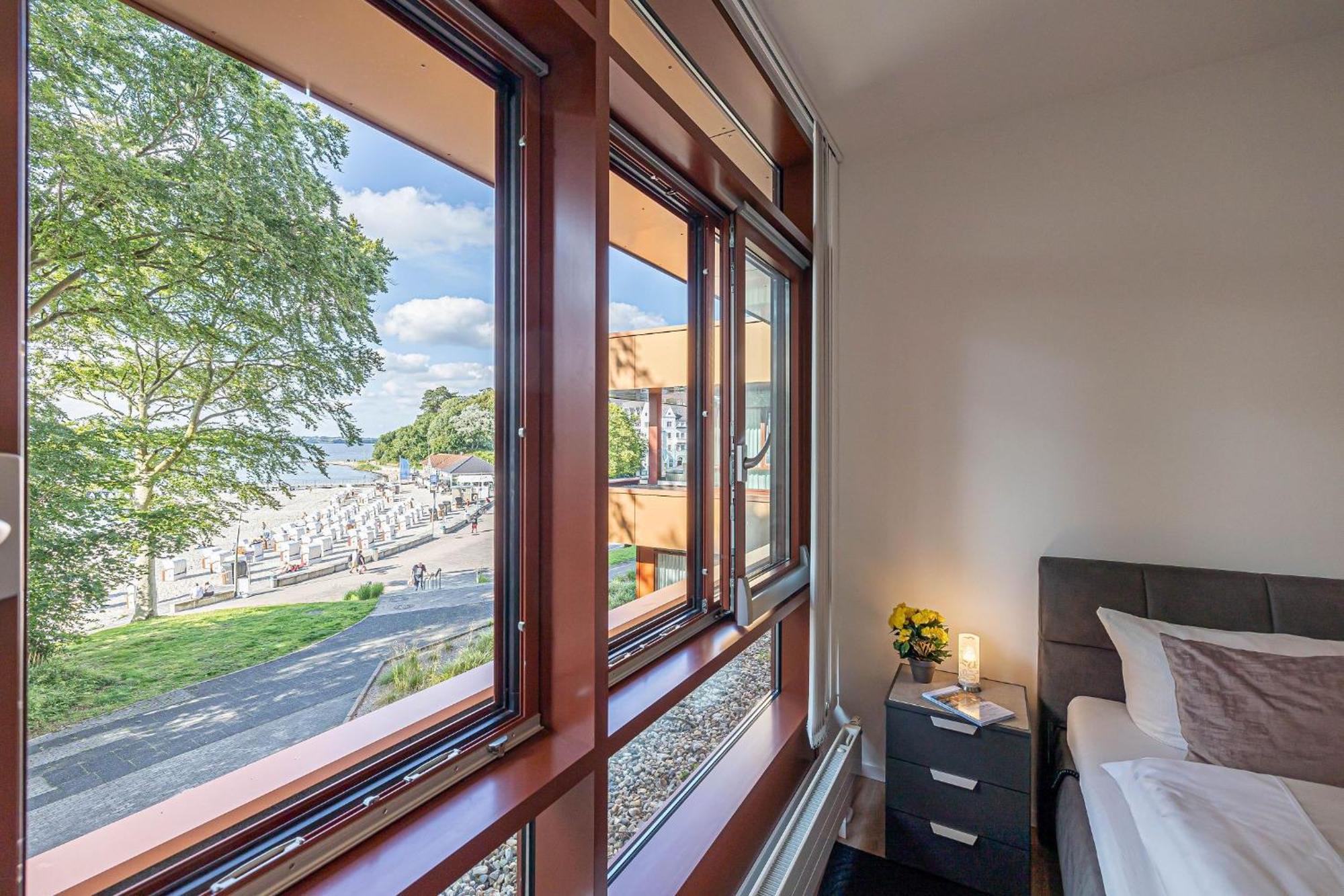Fewo1846 Intermar - Leichte Brise - Modernes Studioapartment Mit Meerblick Glücksburg Zewnętrze zdjęcie